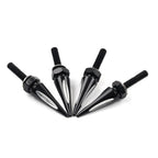 Windshield Spike Bolts 4 x Aluminum Black & White for Harley Road Glide (2015+)
