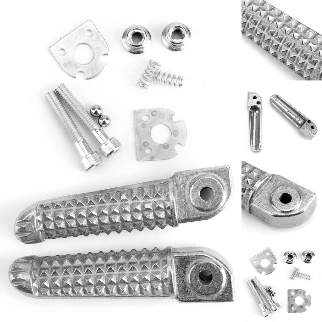 Rear Foot Peg Footrest for Yamaha YZF R1 (1998–2014), R6 (1999–2014), R6S (2003–2008) Silver