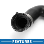Radiator Hose 1Pc Rubber Black for BMW F26 X4 XDrive28i (2015-2018)