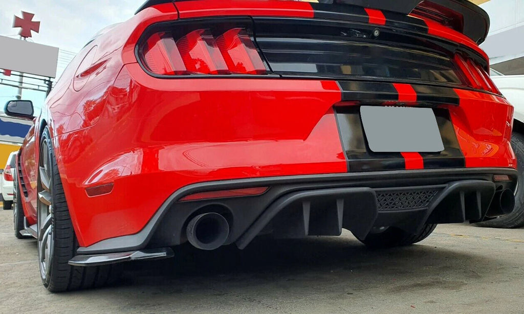 R-Spec V2 Rear Bumper Diffuser for Ford Mustang (2015-2017)