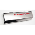 Polished Stainless Fuel Rail Covers w/Camaro Cutout Logo for 2016-2019 Camaro SS