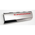 Polished Stainless Fuel Rail Covers w/Camaro Cutout Logo for 2016-2019 Camaro SS