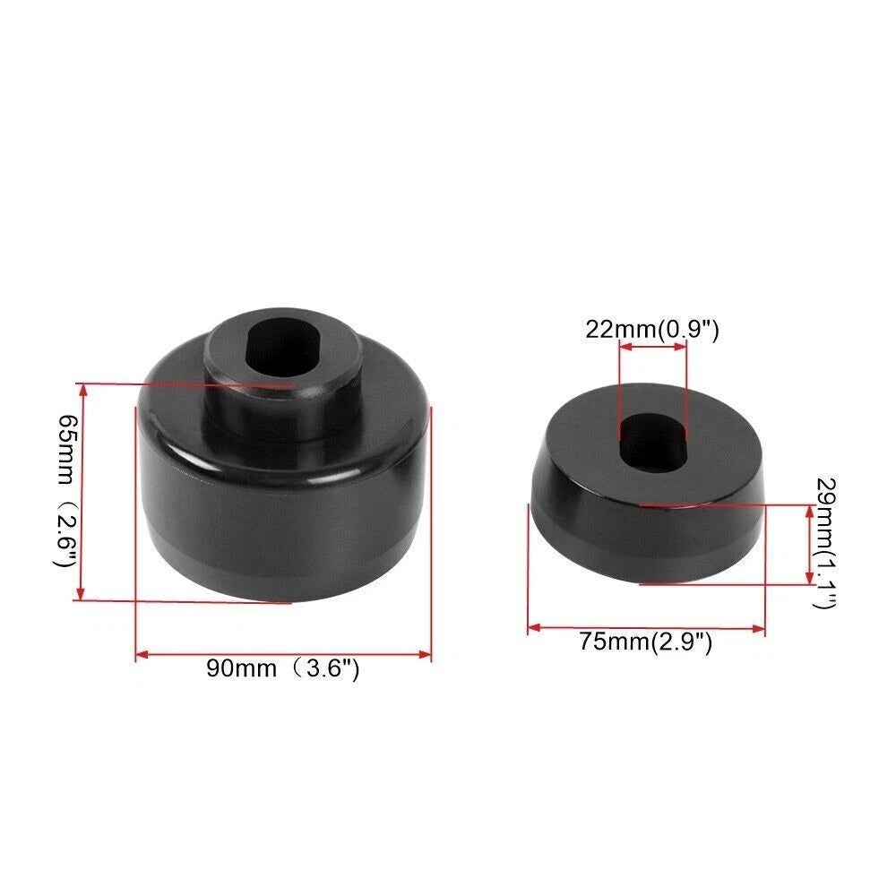 Black Body Cab Mount Bushing Kit for Silverado Sierra 1500/2500 (1999–2014)