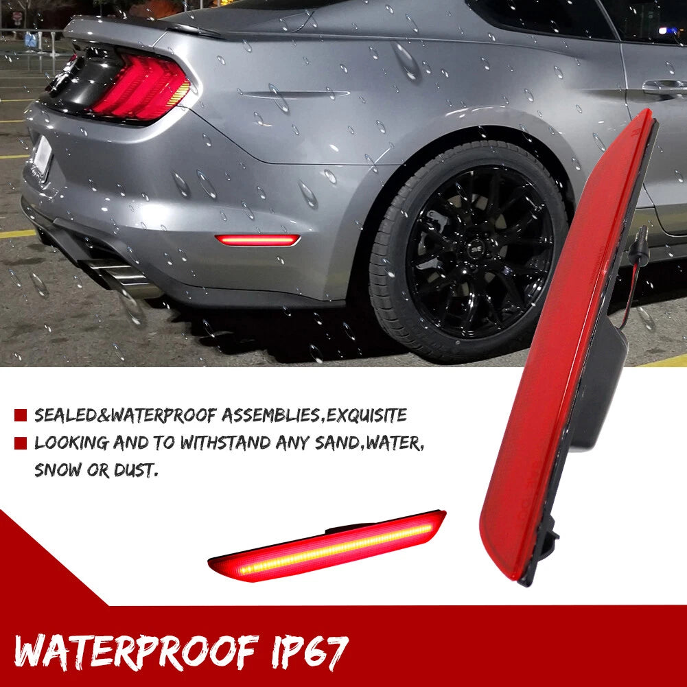 LED Rear Side Marker Lights for Ford Mustang (2015–2023)