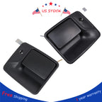 Set of 2 Door Handles for Ford F-250 F-350 Super Duty (1999–2016) Black