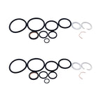 2Pack Power Trim Ram Cylinder O-Ring Seal Kit for MerCruiser Alpha Bravo (N/A)