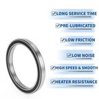 Deep Groove Ball Bearing 6828DDU for Scooter Skateboard (P5 140x175x18mm)