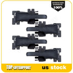 Set of 4 Door Handles for Ford Mercury (Interior, Black)