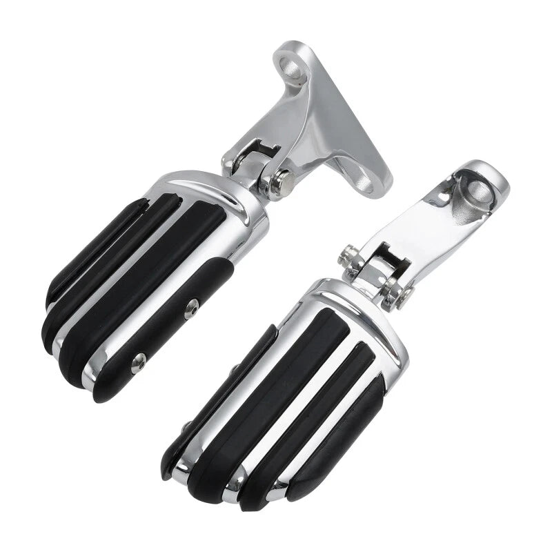Chrome Passenger Footpeg Pegs for Harley Street Road Glide (1993–2025)