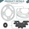 Drive Chain & Sprockets Kit for Honda XR80R (1985–2003) CRF80F (2004–2013) 420VM-X
