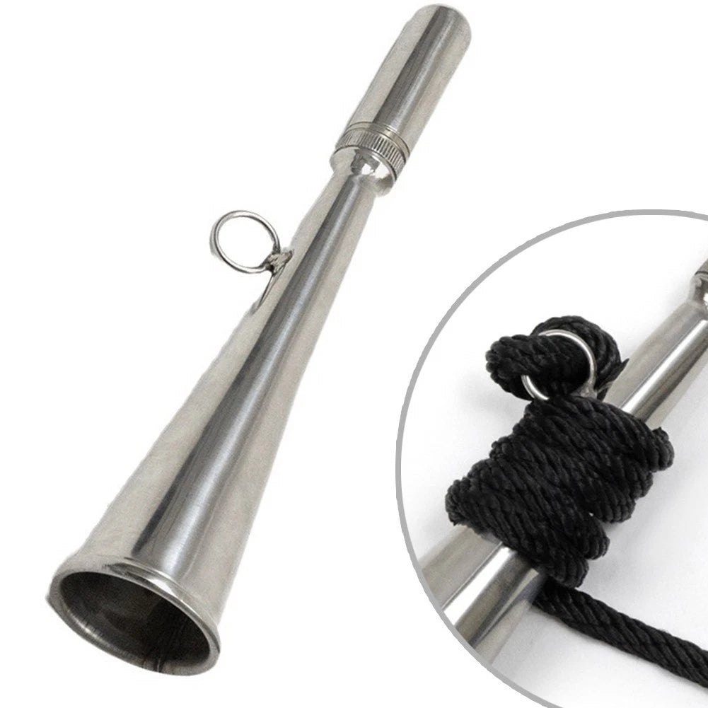 Stainless Steel Handheld Trumpet for Marine Use