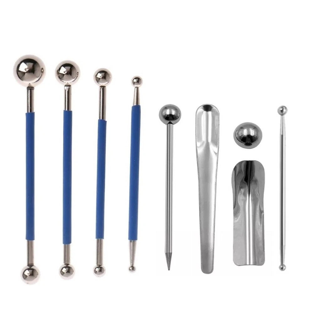 Set of 9 Floor Seam Press Balls and Beauty Seam Tool for Automotive