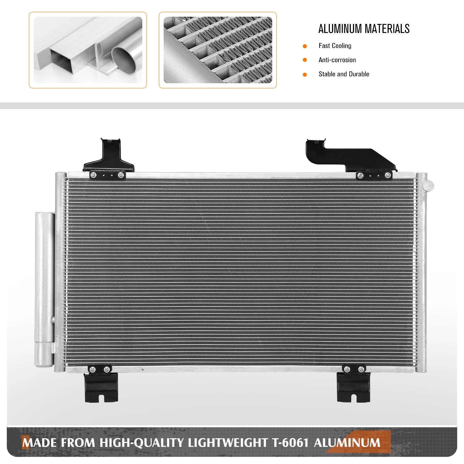 A/C Condenser for Acura TSX (2009–2014) Aluminum Core Replacement
