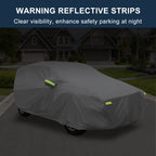 Waterproof Car Cover with Hook for Suzuki Alto (375x148x143cm)