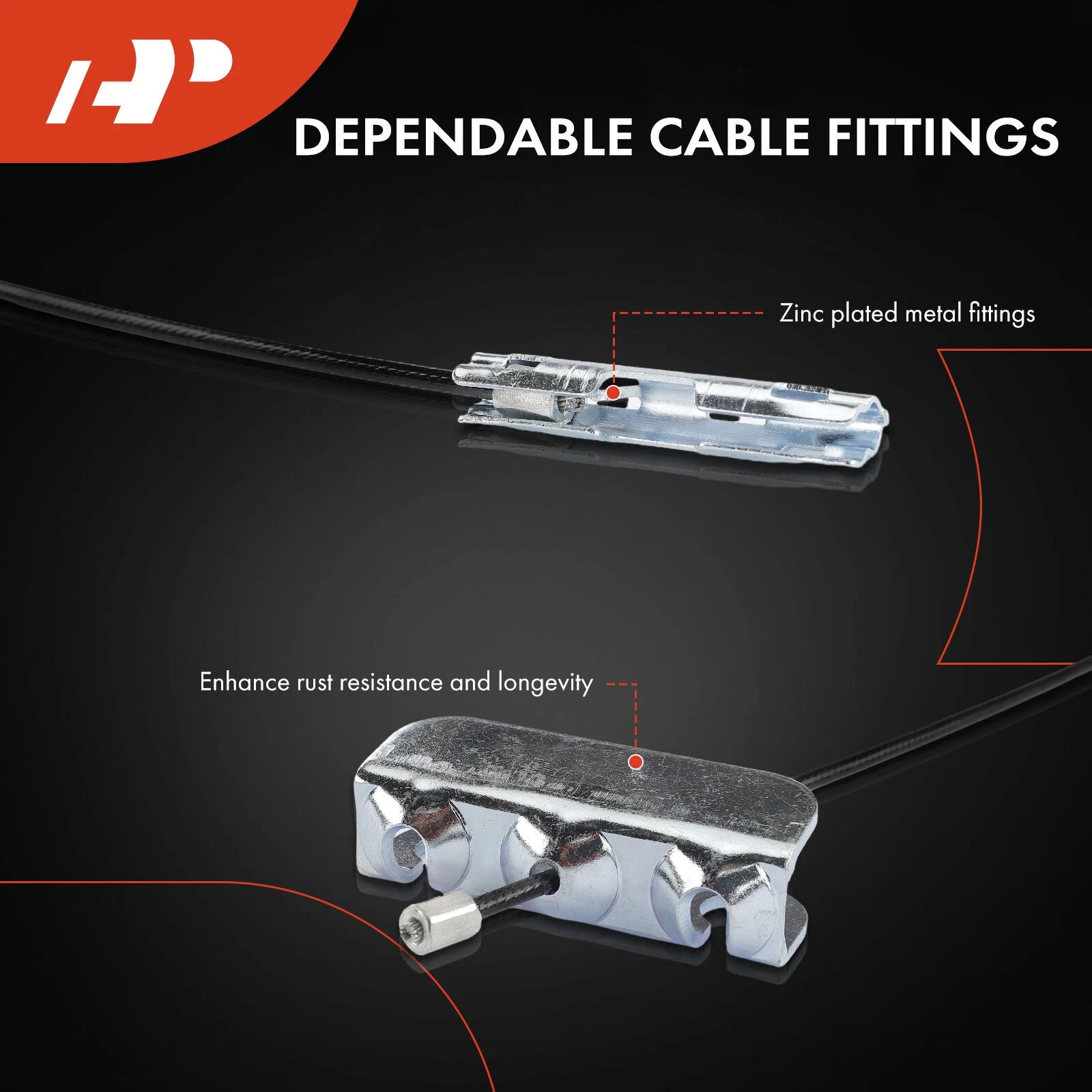 Intermediate Parking Brake Cable for Chevy Silverado 1500 (2005-2009)