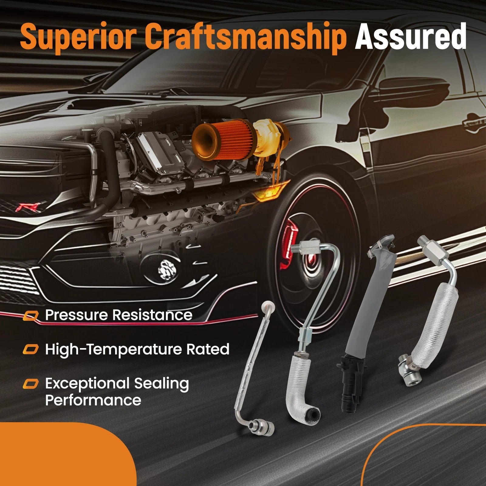 Turbo Oil Line for Buick Encore Chevy Cruze Limited Sonic Trax (2016–2019)