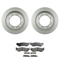 Bosch QuietCast Rear Rotor & Akebono ProACT Ceramic Brake Pad Kit for E-350SD