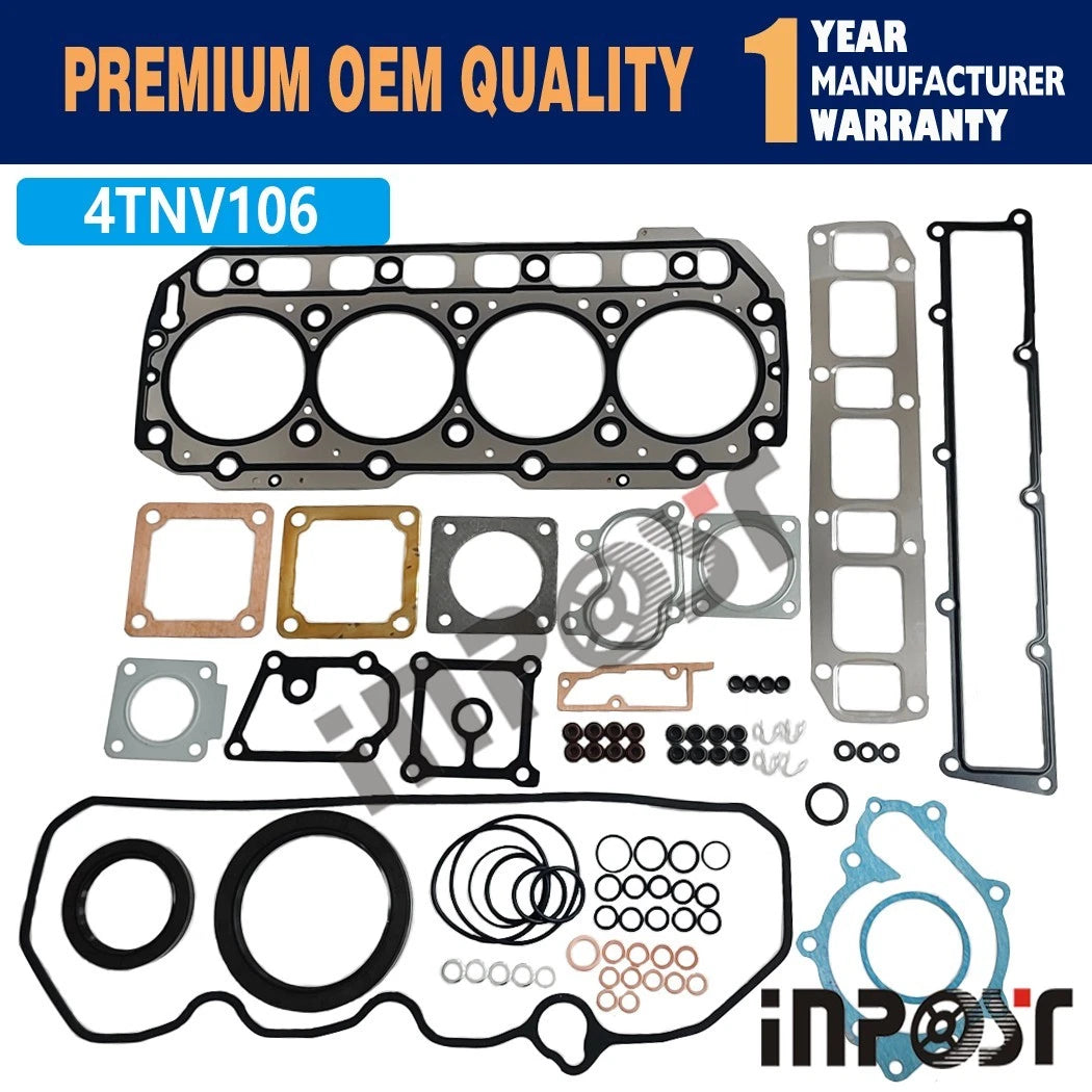 Full Gasket Set for Yanmar 4TNV106 4TNV106T-XTB