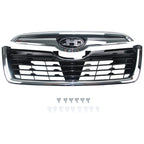 Glossy Black Grille Assembly with Chrome Trim for Subaru Forester (2019–2021)