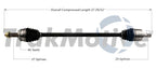 Front Right CV Axle Shaft for Kia Soul (2017–2018)