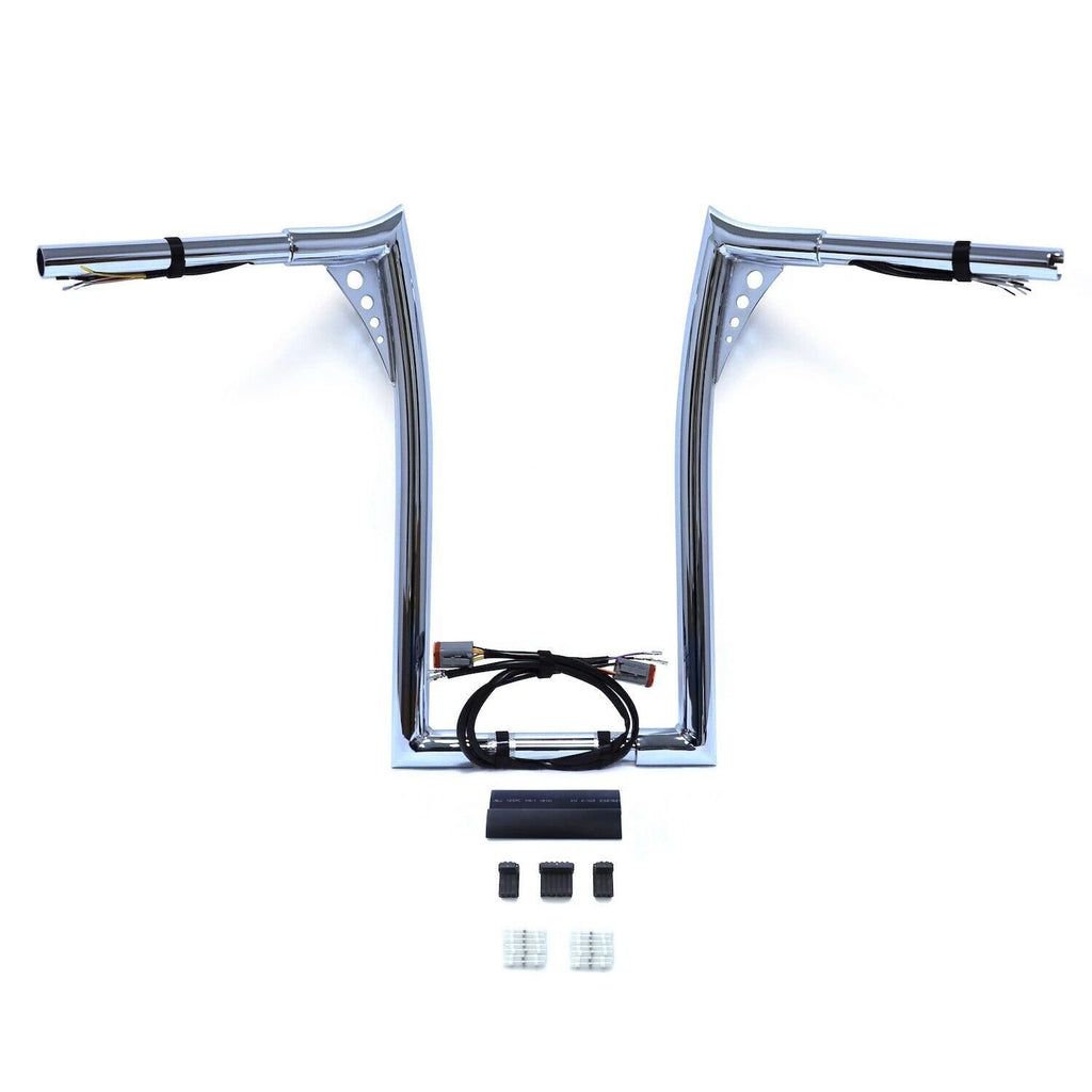 Prewired Handlebar Set of 3 for Sportster Dyna Softail Fat Boy (1996–2006)
