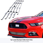 Stainless Chrome Billet Grille Insert for Ford Mustang V8 GT (2015-2017)