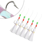5 Hook Sabiki Bait Feather Fishing Rig for Mackerel (Multi-size)