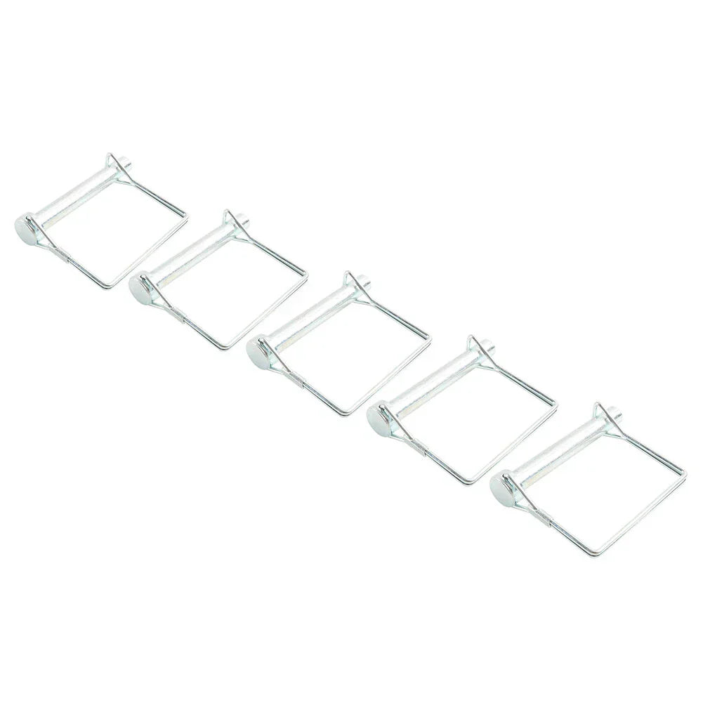 5 x Shaft Lock Pin Trailer Tow Coupler Safety Snap Locking Pin w/ Rope