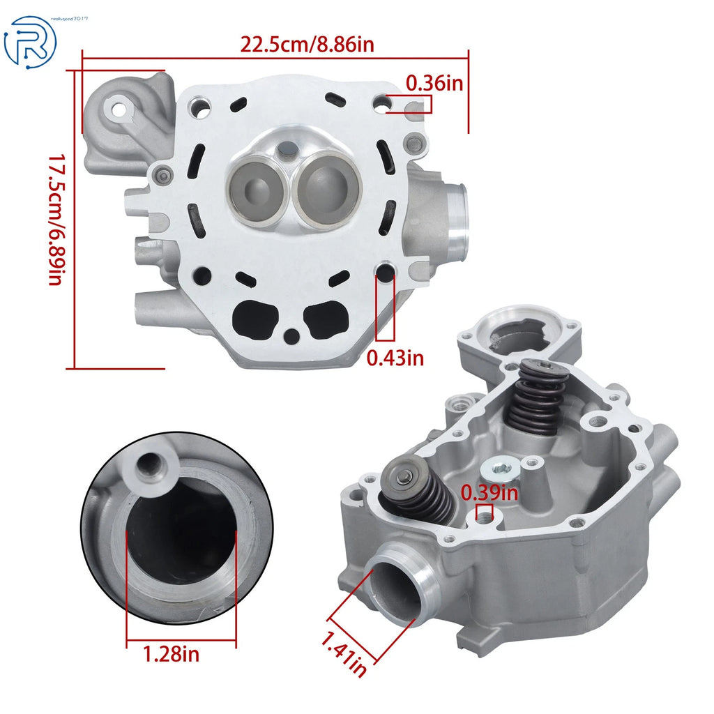 Cylinder Head + Medium Repair Kit for Honda TRX500 TRX420 (2012–2024) 12200-HP7-A01
