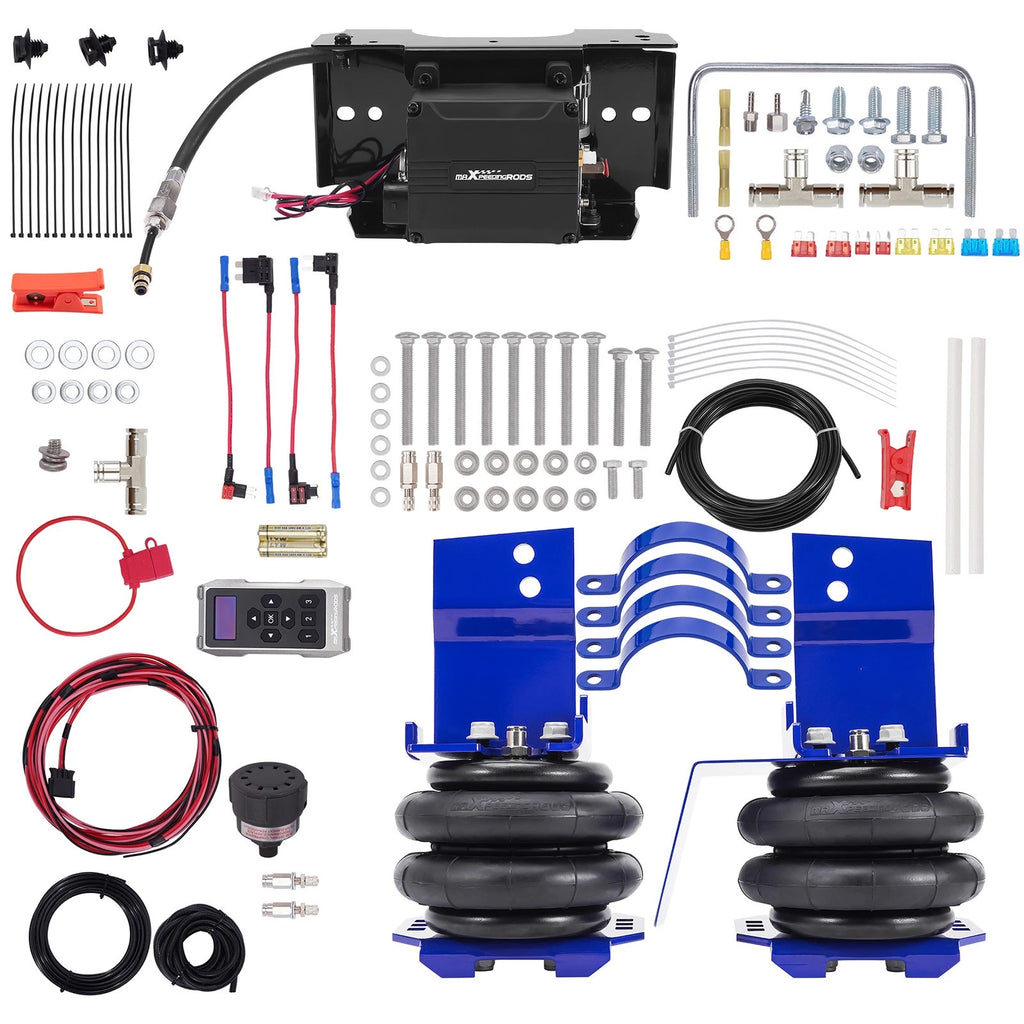 Air Spring Bags with Wireless Controller Kit for Ford E-350 Class DRW (1992–2022)