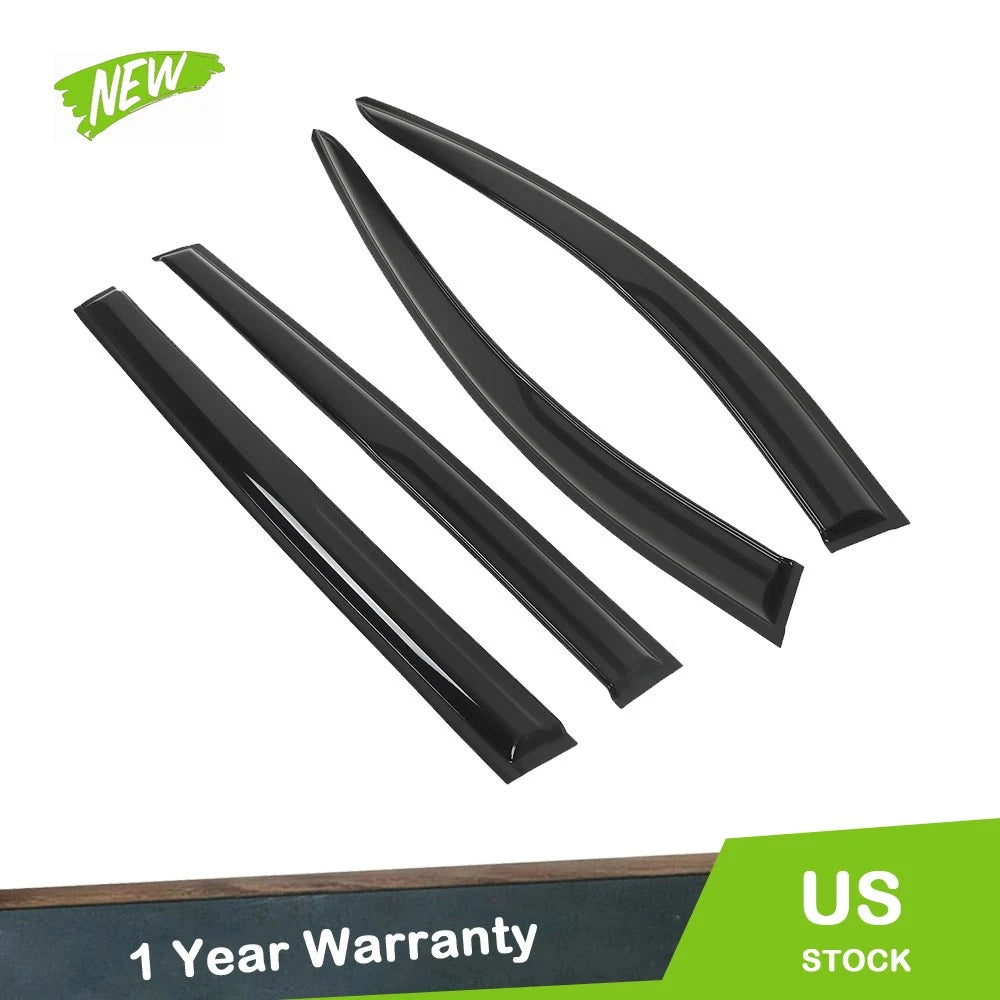 Set of 4 Window Visors for Toyota Sienna (2021–2024) Rain Guard Vent Shade