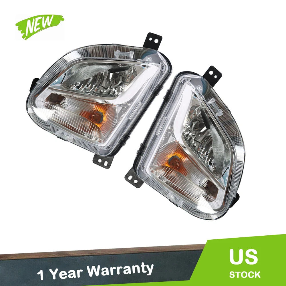 2X Clear Lens Fog Lights for Chevy Equinox (2018–2020)