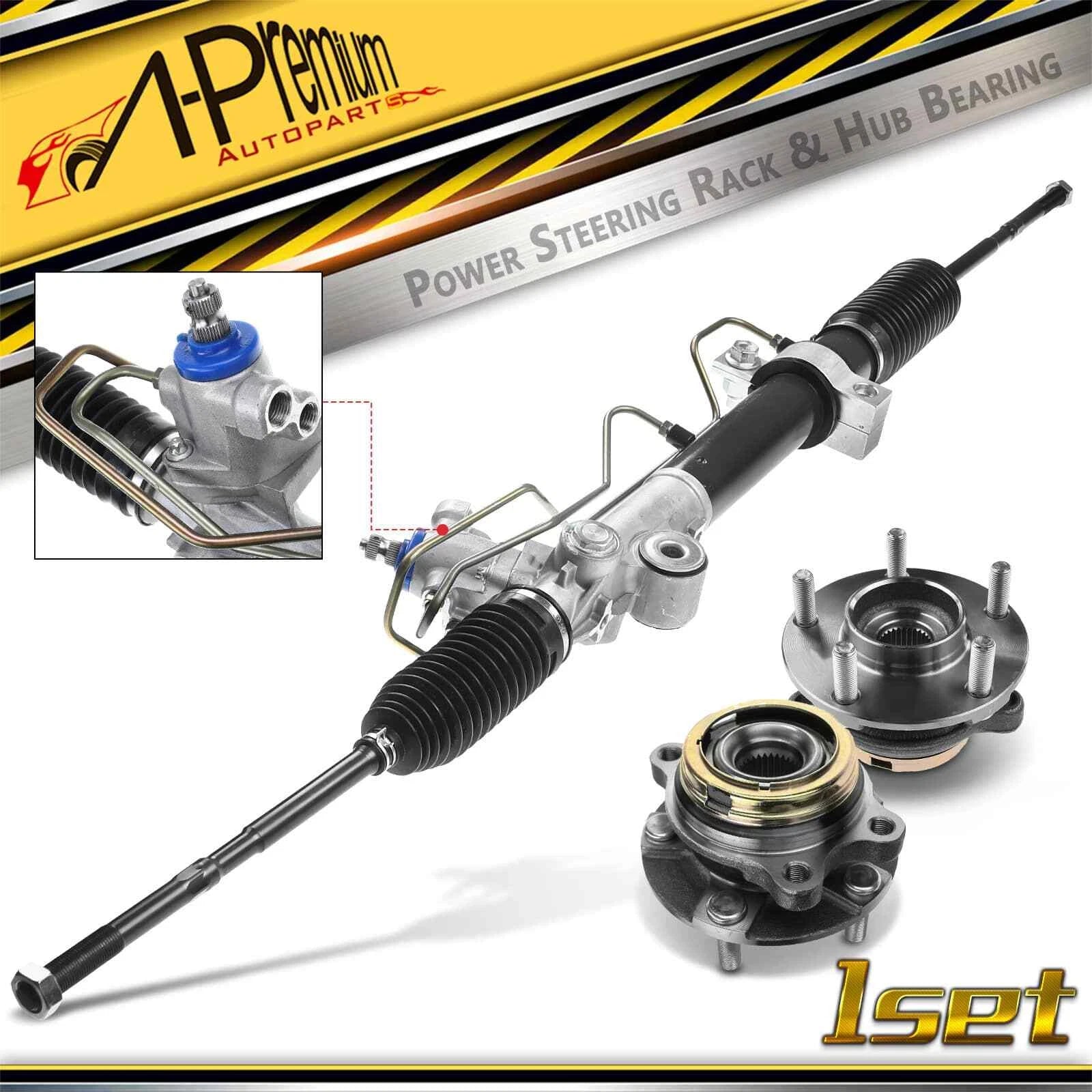 3X Front Rack & Pinion Hub Bearing Kit for Nissan Quest (2004–2009)