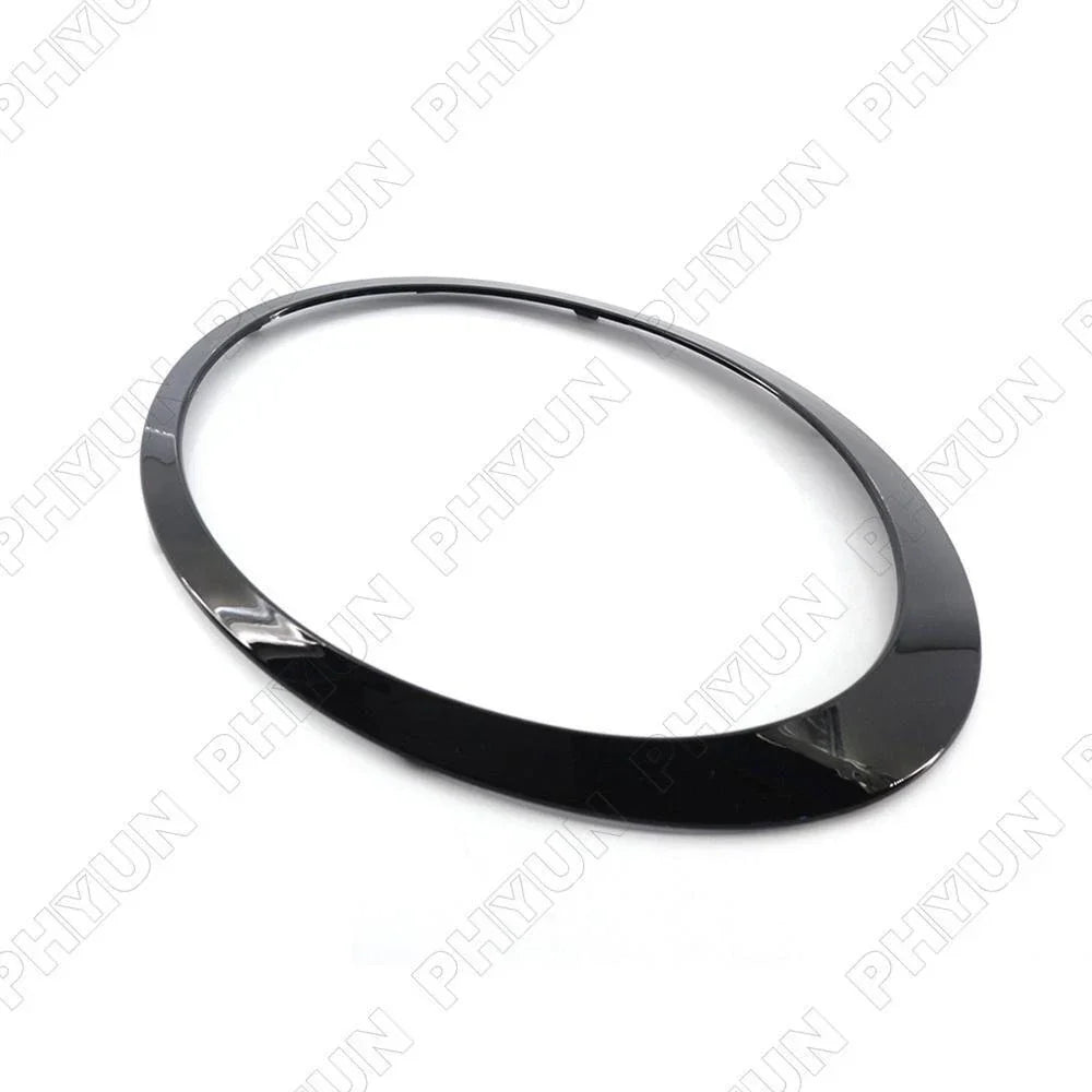 Gloss Black Headlamp Trim Rings for Mini Cooper R55 R56 (2007-2015)