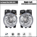 Pair Front Bumper Fog Lights for Honda Pilot (2009â2011) Halogen