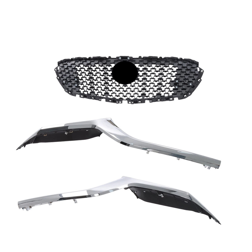 Front Center Grille & LH/RH Trim for Mazda CX-30 (2020–2023)