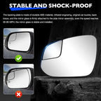 Driver Side Heated Mirror Glass w/ BLIS for Toyota RAV4 Tacoma 4Runner (2013–2024)