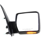 Power Mirror Set of 2 for Ford F-150 (2009–2010) Black Manual Folding Heated