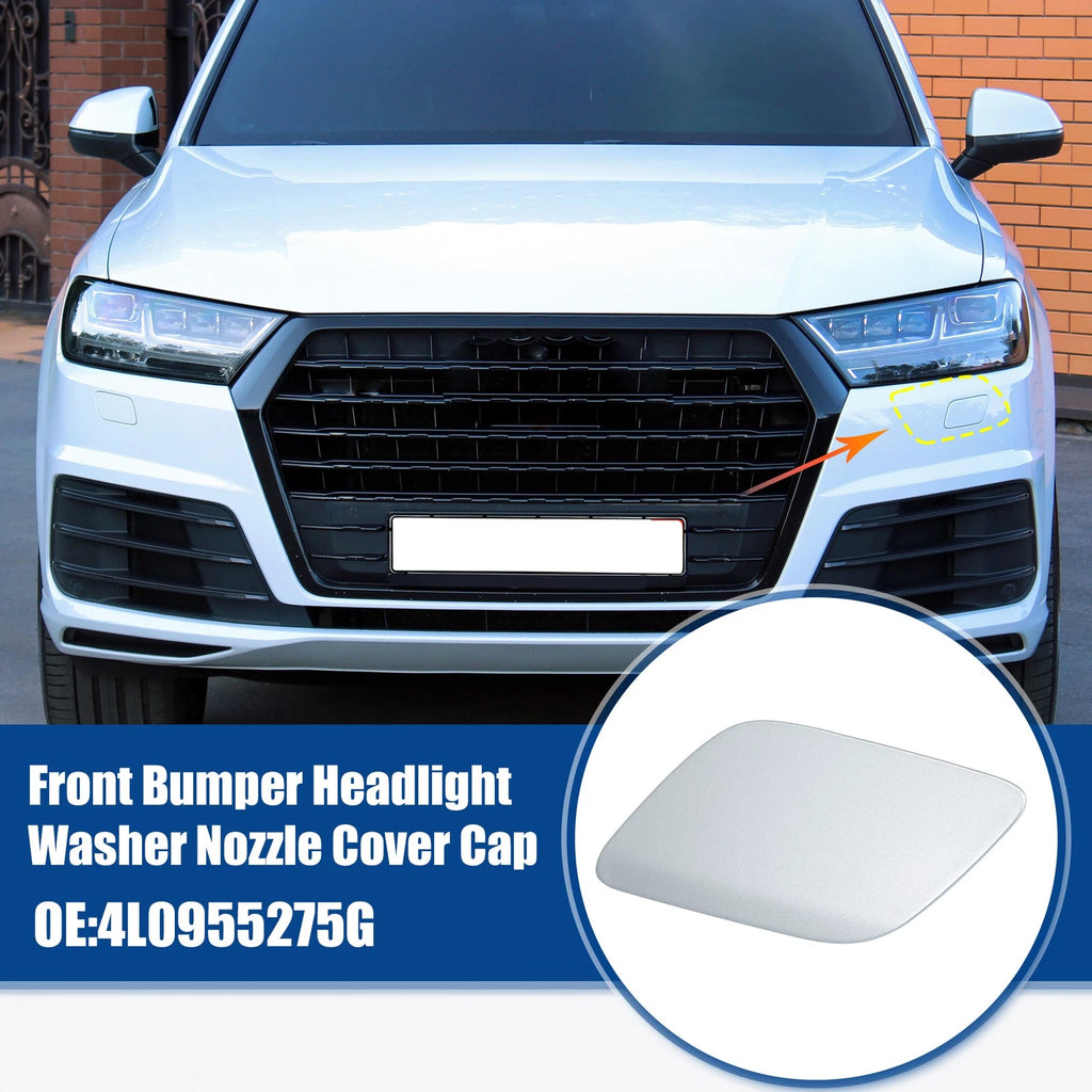 Front Left Driver Bumper Headlight Washer Nozzle Cover for Audi 
