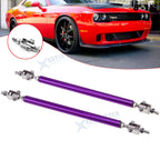 2Pcs Bumper Lip Splitter Diffuser Strut Rods for Dodge Charger (2015–2018)
