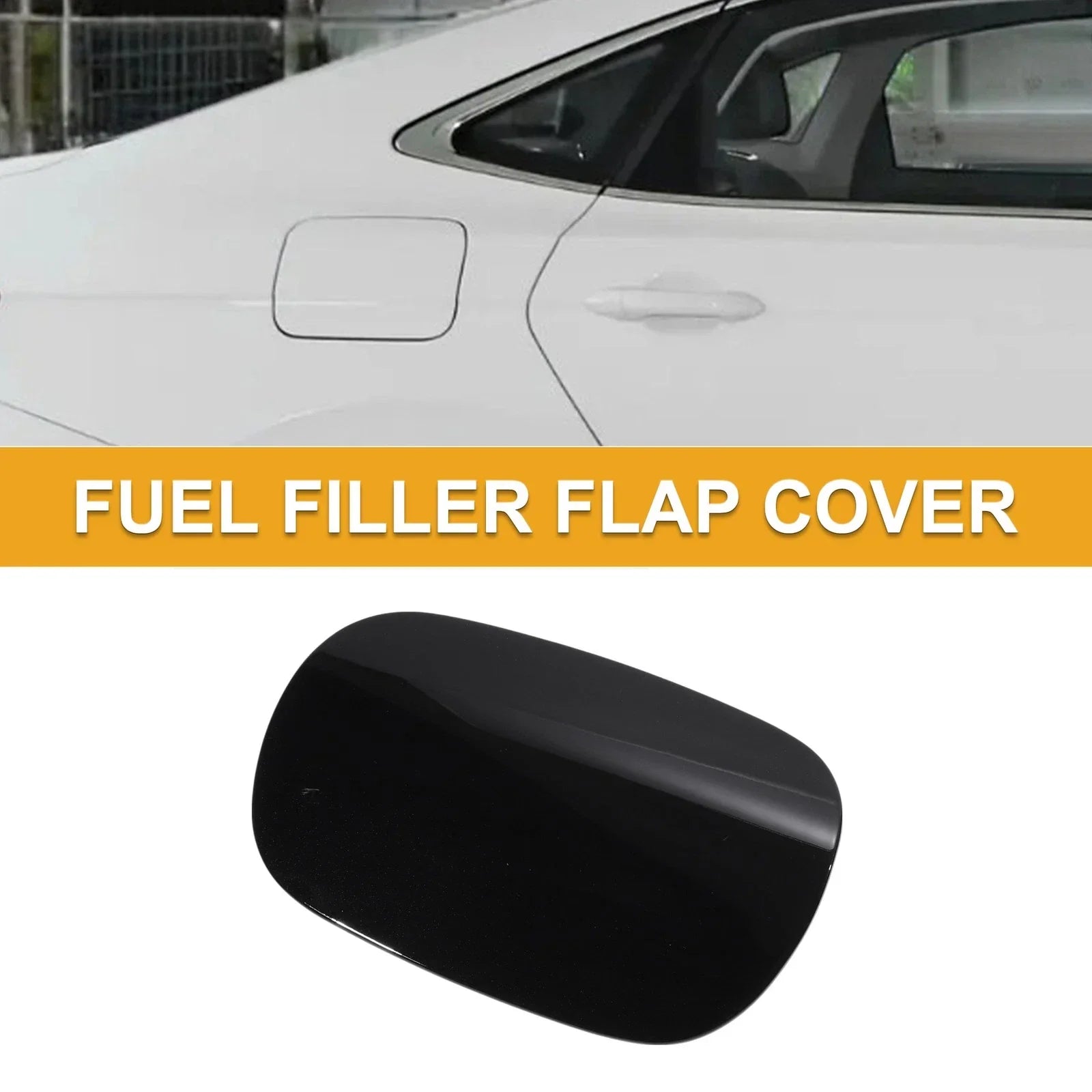 Fuel Tank Door Cap for Mercedes-Benz C180 C200 (2007-2015) Black