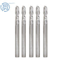 5 Pack 1/8" Carbide End Mill for Various Applications (1/2" Cut, 1-1/2" Overall)