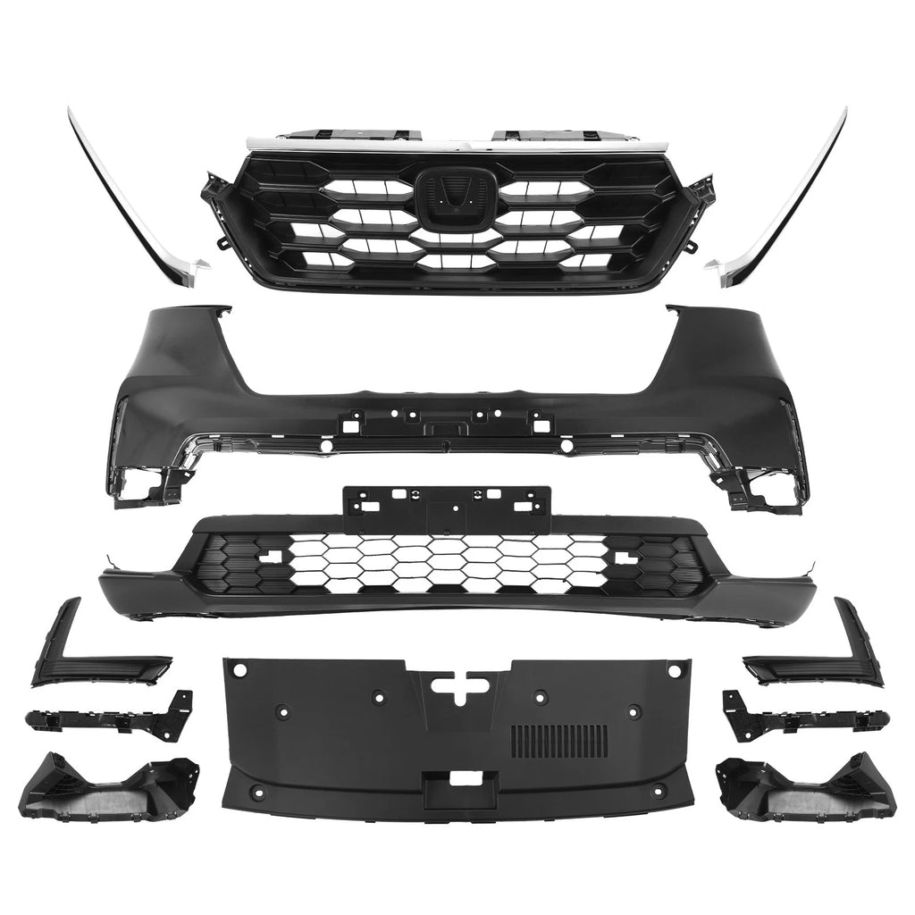 Front Bumper Kit for Honda CR-V (2023–2026) - Fog Cover, Grille, Radiator, Brackets