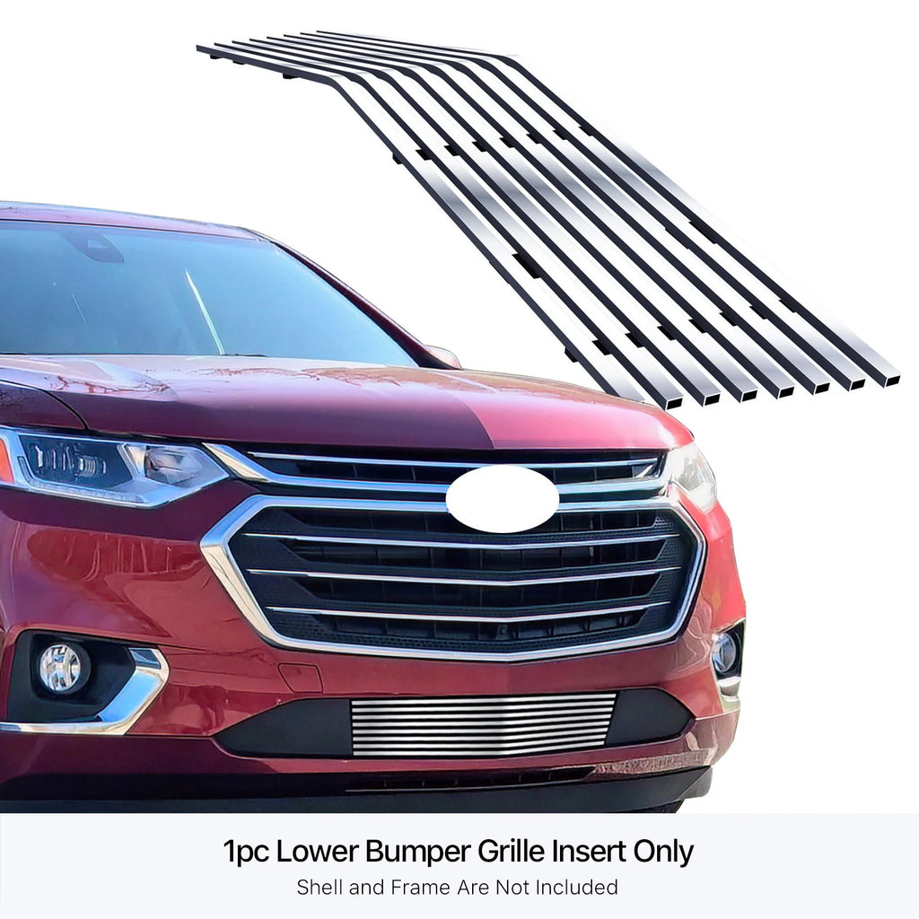 Stainless Chrome Billet Grille Insert for Chevy Traverse (2018-2021)