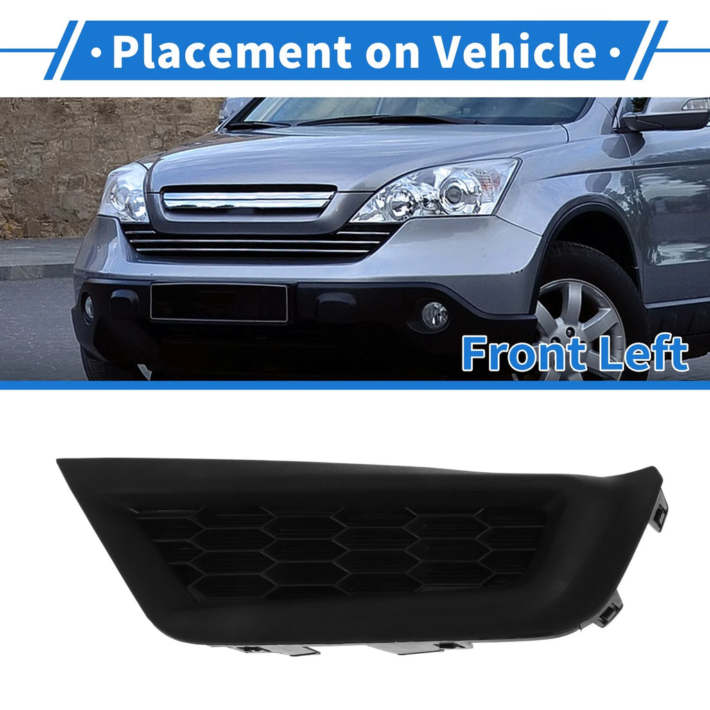 Front Left Fog Light Grill No. 71153TLAA01 for Honda CR-V LX (2017–2019)