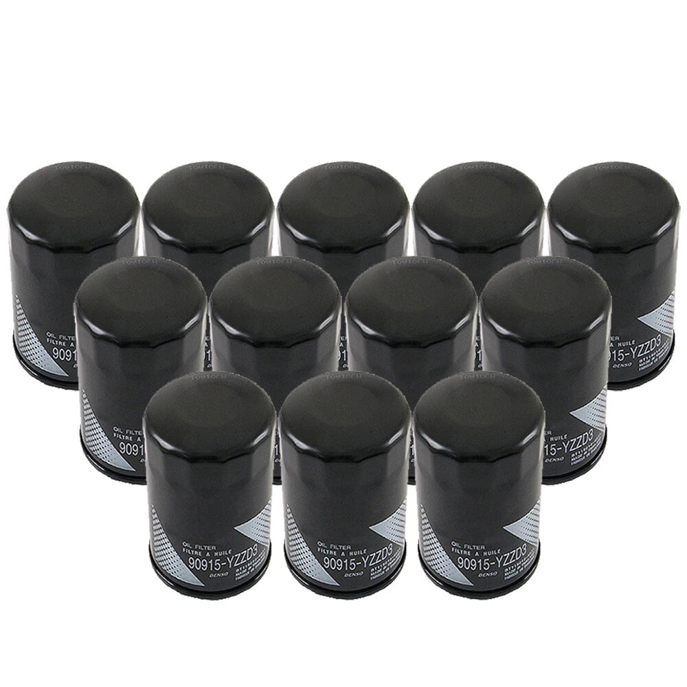 Set of 12 Engine Oil Filters for Lexus Toyota (OEM)