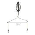 Fishing Feeder Rig Set for Carp Fishing (Cages, Hooks, Tackle Tool)