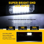 Set of 2 LED License Plate Lights for Mazda Protege Miata MX-5 (1999–2003)