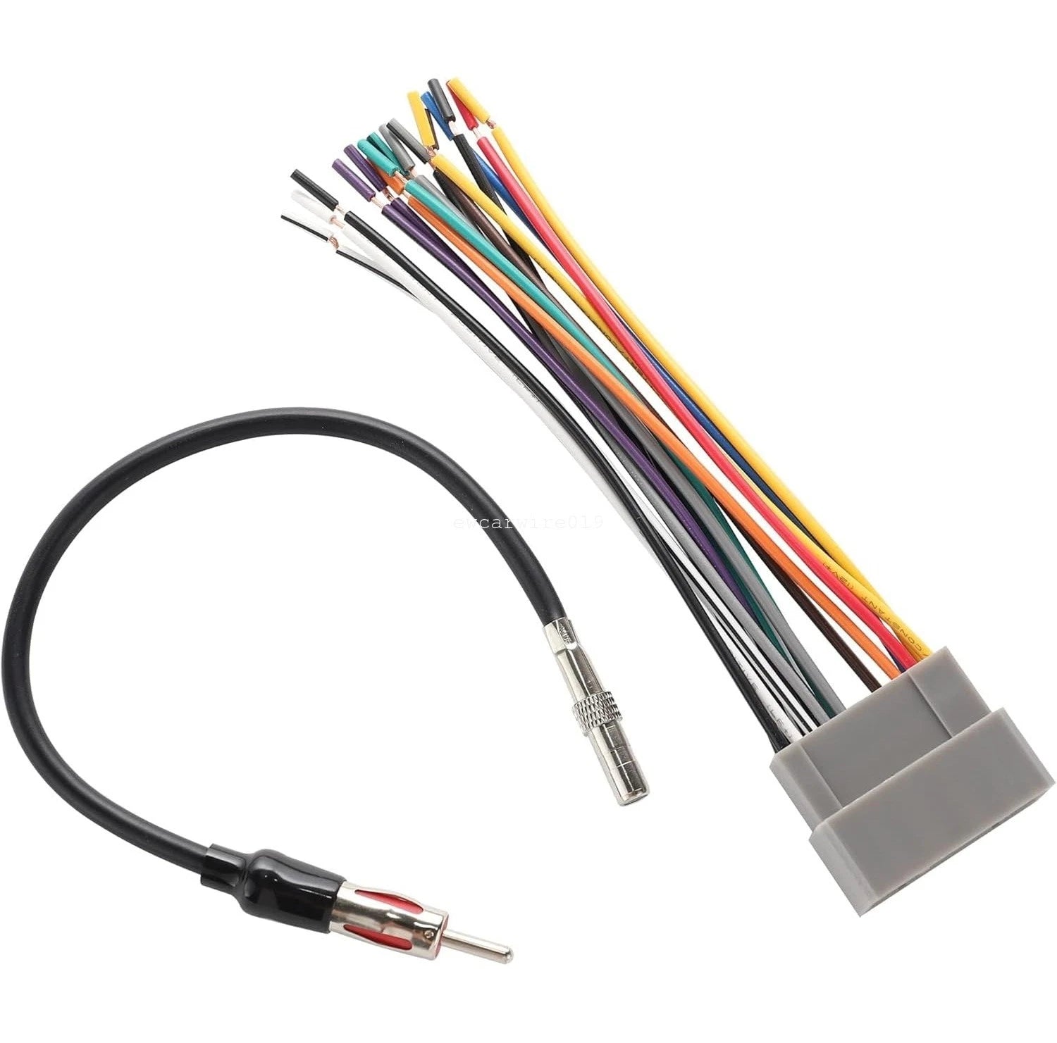 Aftermarket Car Radio Wiring Harness & Antenna Cable for Dodge Chrysler Jeep