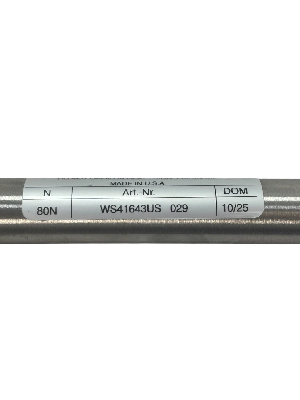 Gas Spring 8-19 Stroke 80N for Hahn WS41643US